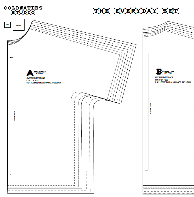 THE EVERYDAY SET | PDF SEWING PATTERN