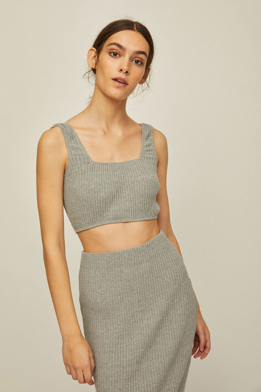 NUS - Rib Knit Crop Tank