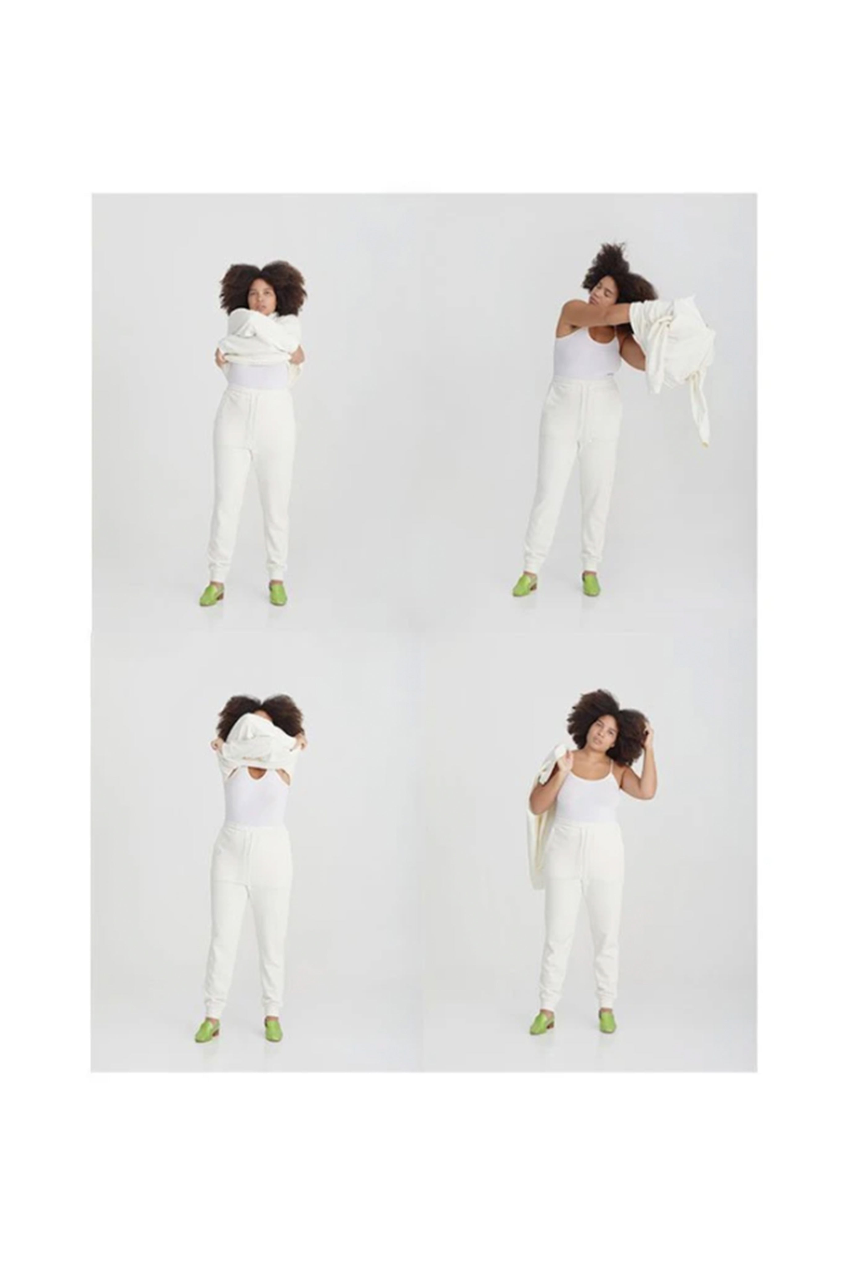 MAGALI - Off-White Joggers