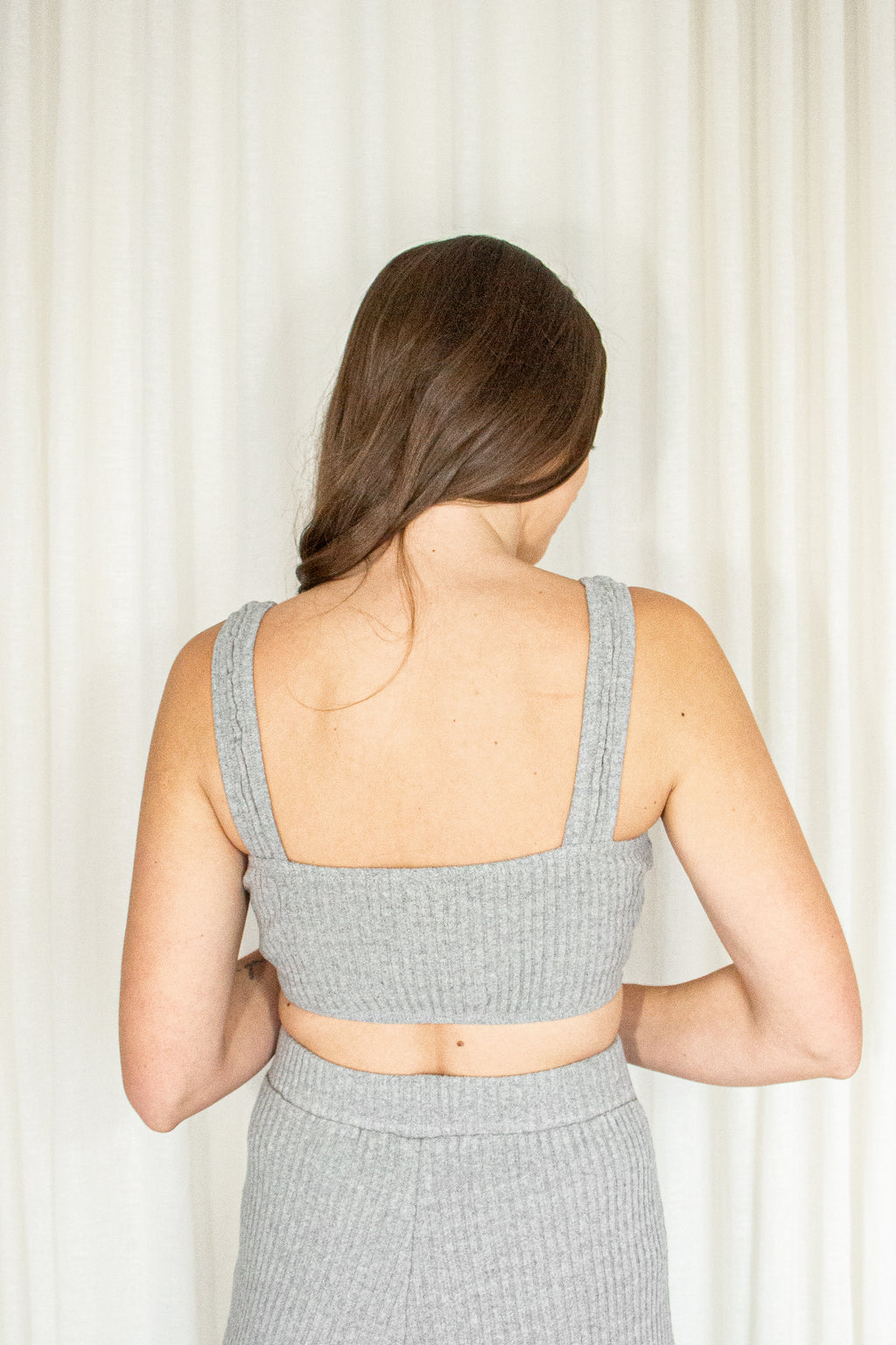 NUS - Rib Knit Crop Tank