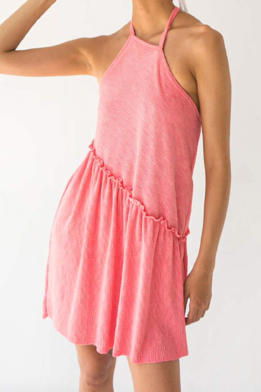 ZOE - Asymmetrical Mini Dress