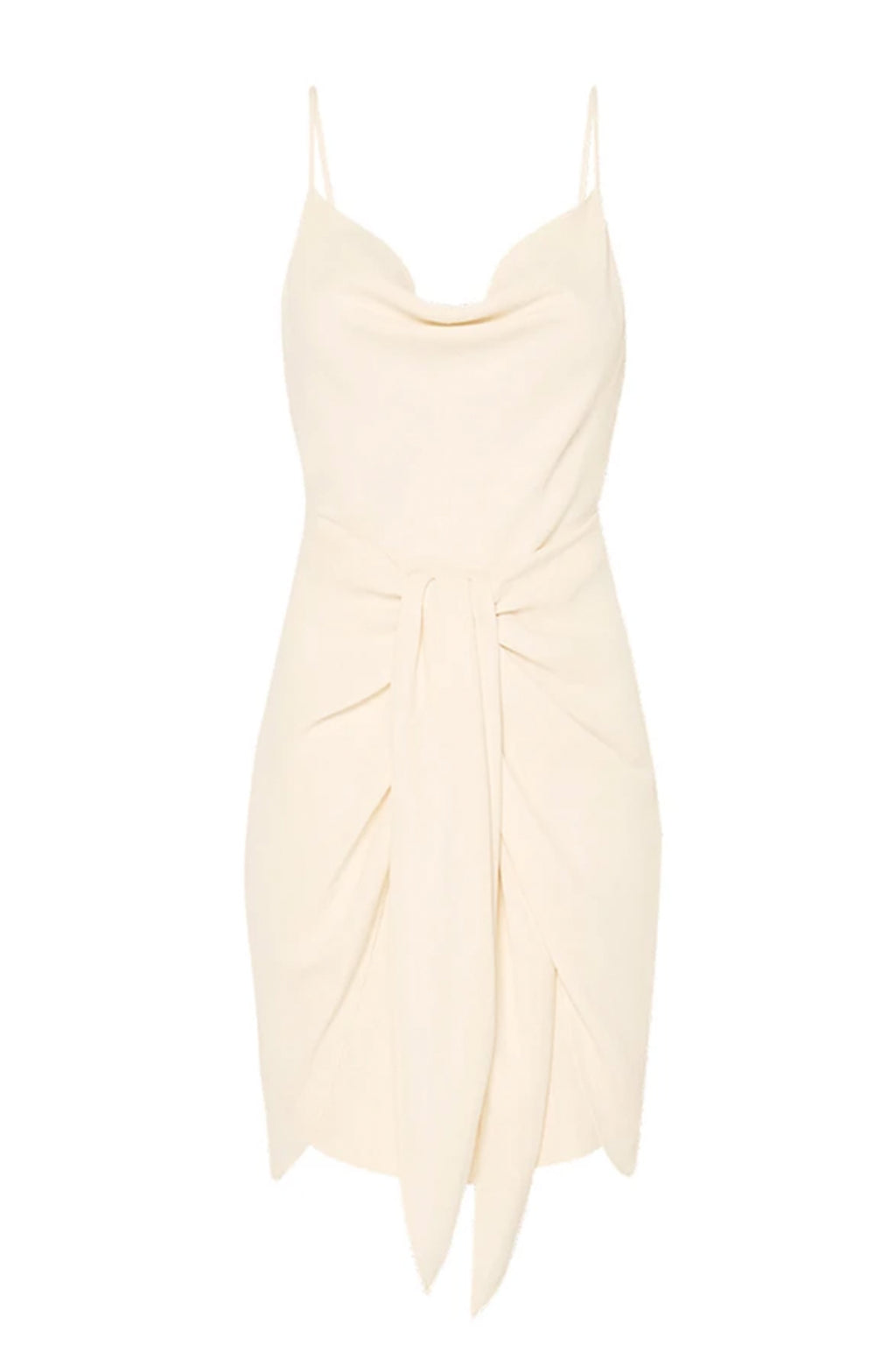 LAUTNER - Tie Front Mini Dress