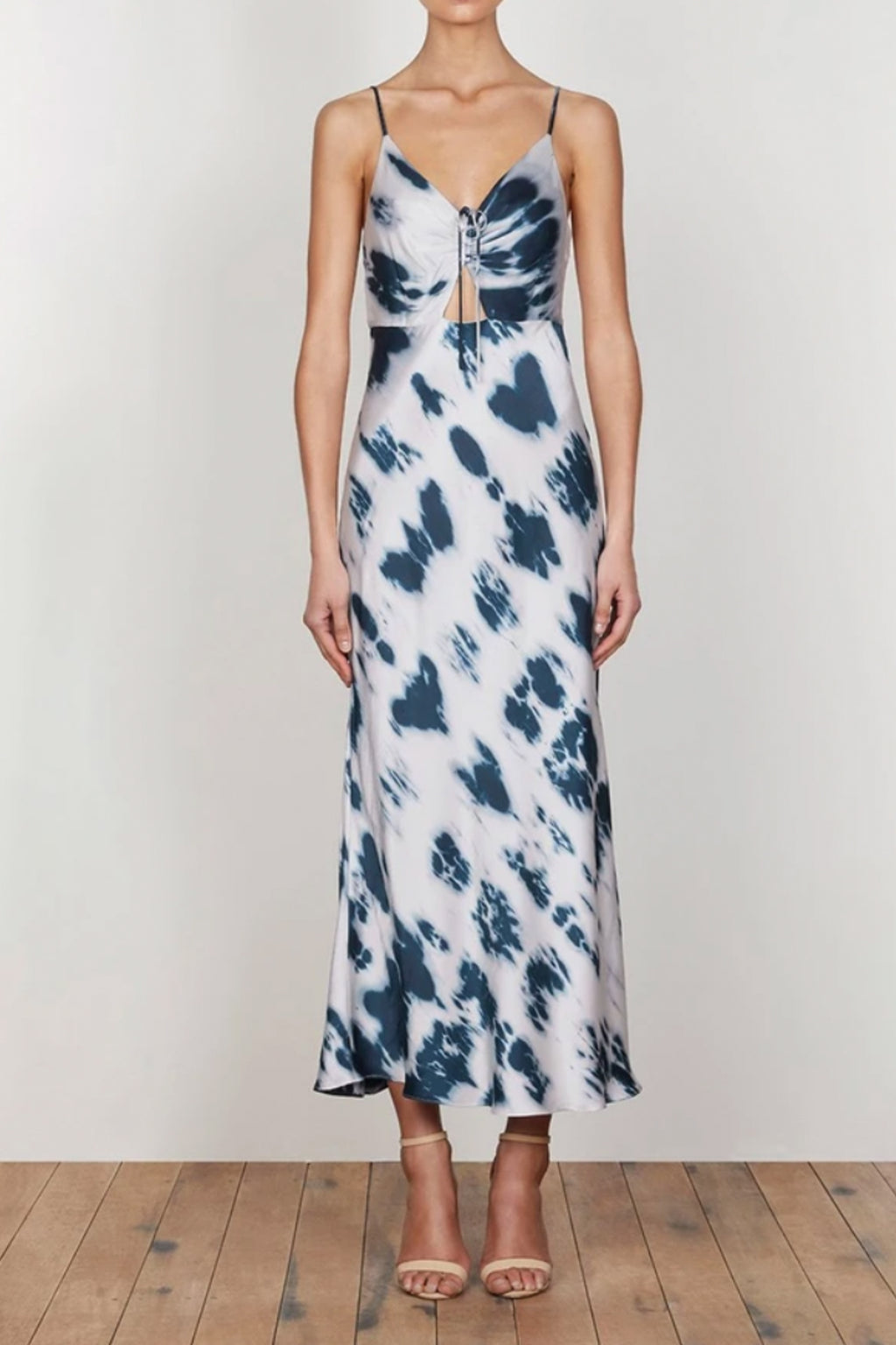 PALMAR - Ruched Bias Slip Dress